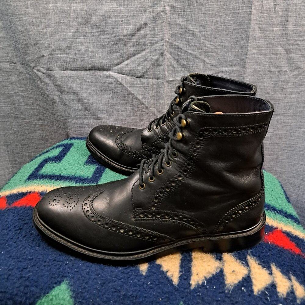 %Cole Haan Boots Men Leather Black Size 10.5M / D11 - Picture 14 of 14